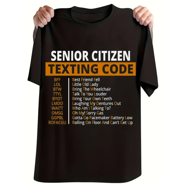 SENIOR CITIZEN TEXTING CODE