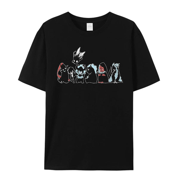 Solo Leveling God Statue Anime T-shirt, Anime Lovers Sweatshirt Hoodie Cotton Menswear Streetwear Casual graphic tees