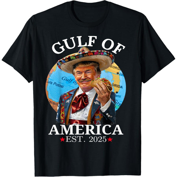 Funny Trump Gulf Of Us America 2025 Trump Merchandise T-Shirt Summer Streetwear