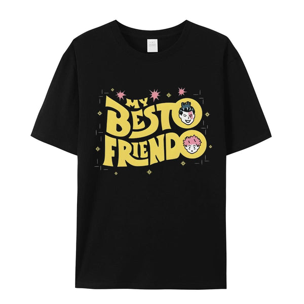 Unisex Anime Sweatshirt, T-shirt, Hoodie, My Besto Friendo Sweatshirt Womenswear Print Summer Streetwear graphic tees blaze  clothing