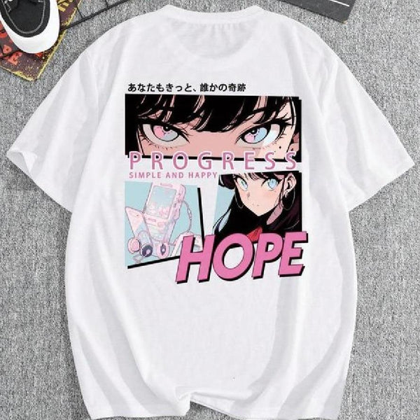 Men's Letter & Anime Cartoon Figure Print Drop Shoulder Tee, Regular Fit Casual Short Sleeve Round Neck T-Shirt for Summer, Men's Streetwear Top for Daily Wear, Graphic Tees, Summer Clothes Cotton Menswear  local boy outfitters Soft Apparel White Crewneck