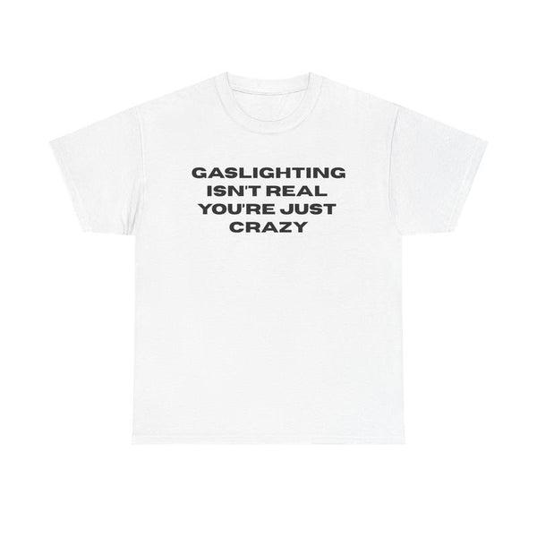 THE GASLIGHT SHIRT -  Tshirt Casual Classic Cotton Fashion Menswear Tee Streetwear Unisex