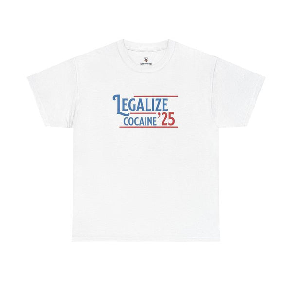 Legalize '25 Tee - Funny Graphic Tee, Heavy Cotton Streetwear, Bold Statement Shirt, Casual Gift, Conversation Starter Menswear Funny Shirt