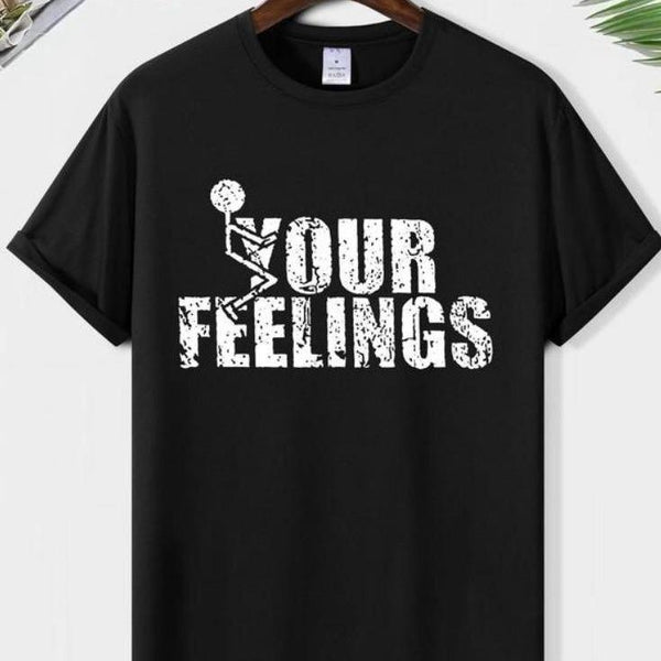 Men's Casual Letter Print Round Neck Tee, Street Comfort Streetwear Regular Fit Shortsleeve Crewneck T-Shirt, Graphic Tees, Summer Outfits, Men's Top for Daily Wear