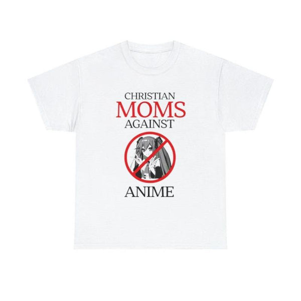 Christian Moms Against Anime Funny Meme T-Shirt, Joke Tee, Trending Shirt Menswear Top tshirt graphic tee men
